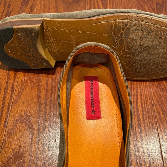 Overstate Moccasin Shoe - Size 12 Suede / Leather - Picture 6 of 9